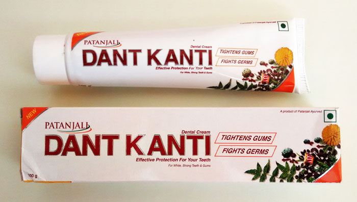 Dant Kanti Patanjali травяная зубная паста купить 