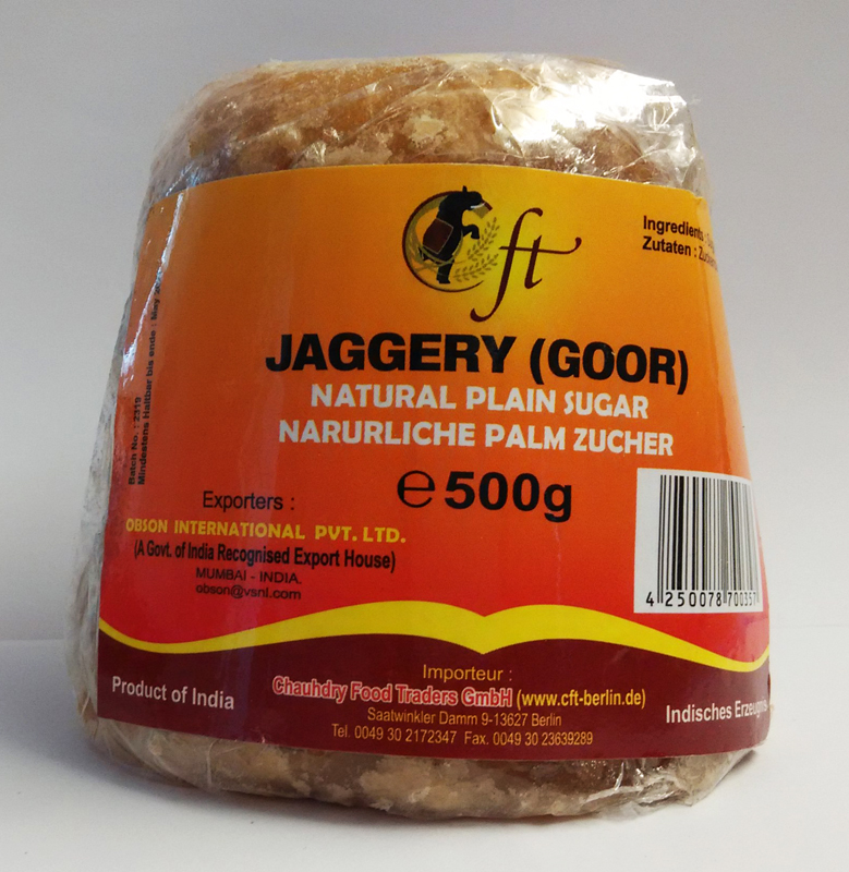Натуральный сахар гур Jaggery  CFT