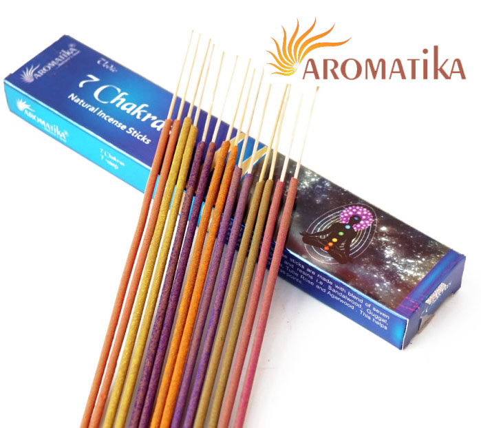 7 Chakras. Natural incense Sticks