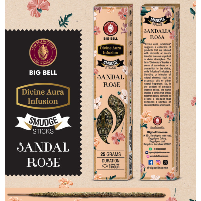 Sandal-Rose Big Bell sticks