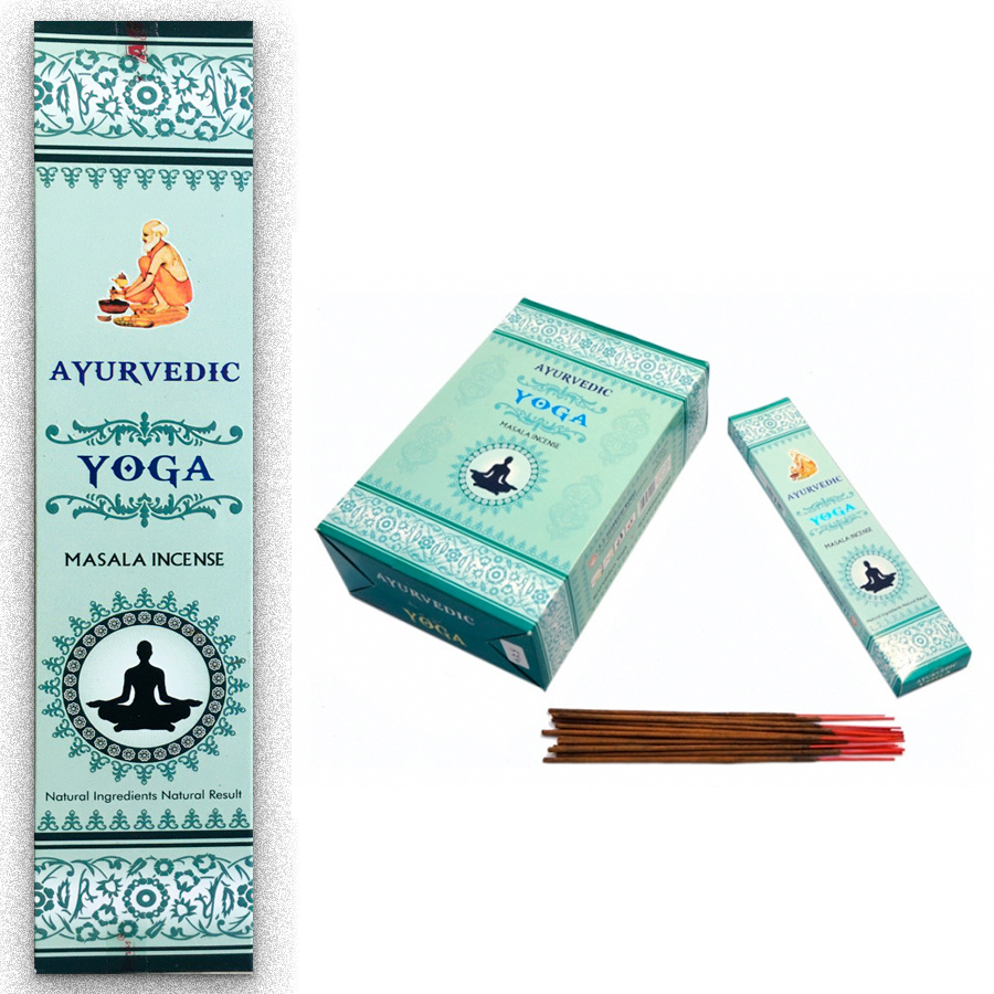 Aurvedic yoga masala incense  індійські ароматні пахощі