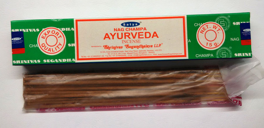 Ayurveda Satya. Nag Champa аромапахощі