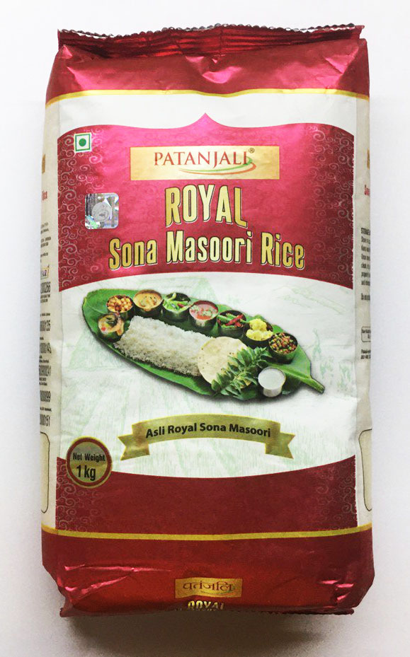 Королівський рис Sona Masoori Patanjali