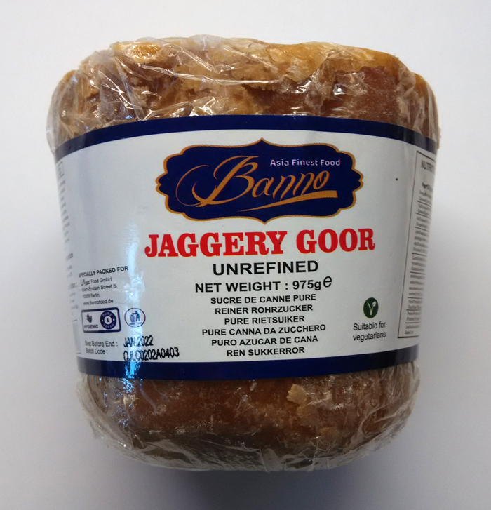 Натуральный сахар гур Jaggery Banno