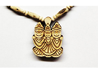 Кантхi-мала Tуласi з кулоном Jagannath-Baladeva-Subhadra