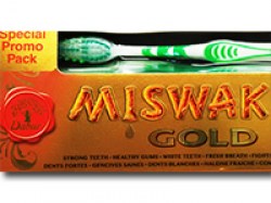 Miswak Gold  зубна паста з щіткою